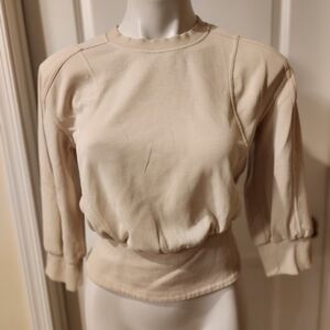 lululemon athletica Cream Long Sleeve Top